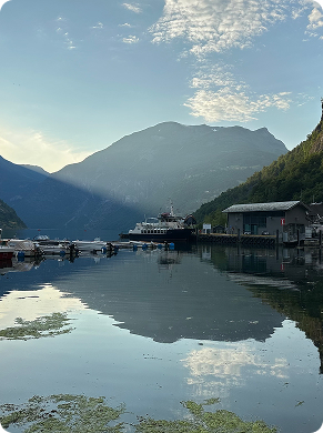 Photography lake scene