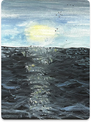 Seascape painting